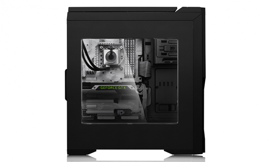 Imagine CARCASA DEEPCOOL ATX Mid-Tower, 1* 120mm BLUE LED fan & 1* 120mm fan, DUKASE v3
